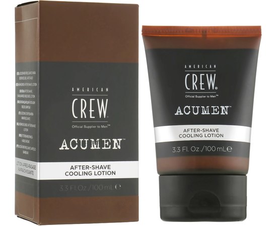 Освежающий лосьон после бритья American Crew Acumen After Shave Cooling Lotion, 100ml, изображение 2