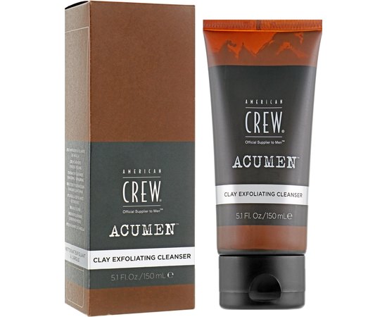Відлущуючий засіб для вмивання з глиною American Crew Acumen Clay Exfoliating Cleanser, 150ml, фото _ab__is.image_number.default
