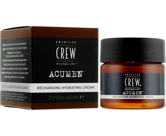 Зволожуючий крем, що перезаряджає, для обличчя American Crew Acumen Recharging Hydrating Cream, 60 ml, фото _ab__is.image_number.default