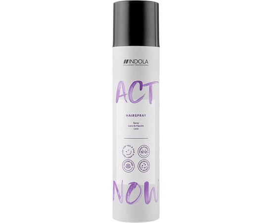 Спрей для волос средней фиксации Indola Act Now Hairspray, 300 ml