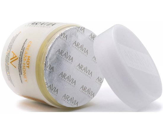 Термообёртывание медовое для коррекции фигуры Aravia Laboratories Hot Cream-Honey, 300ml, изображение 2