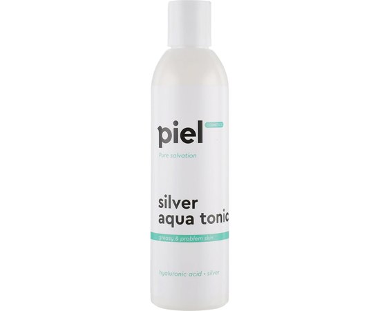 Тонік для проблемної шкіри Piel Cosmetics Pure Salvation Silver Aqua Tonic, 250 ml, фото 