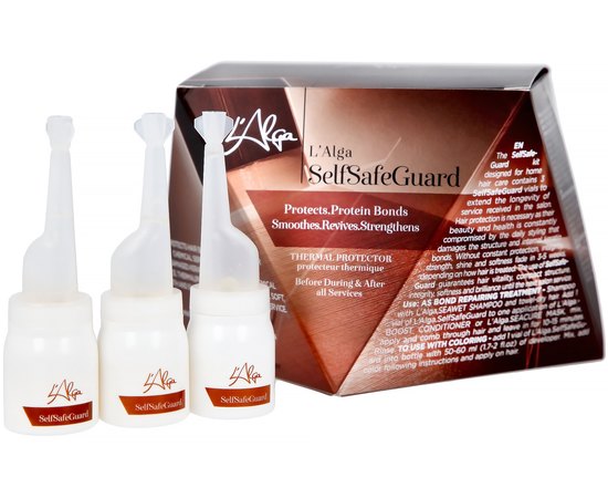 Догляд-термозахист при хімічній обробці волосся L'Alga SelfSafeGuard Thermal Protector, 7,5ml, фото _ab__is.image_number.default