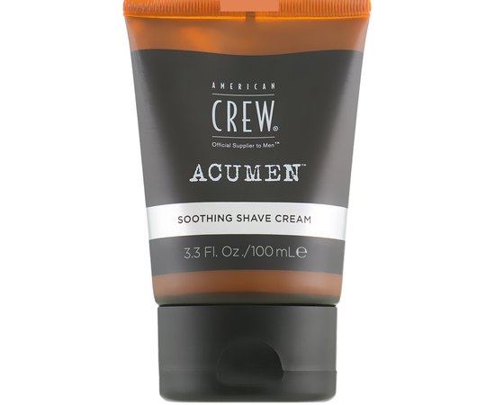 Заспокійливий крем для гоління American Crew Acumen Soothing Shave Cream, 100ml, фото 