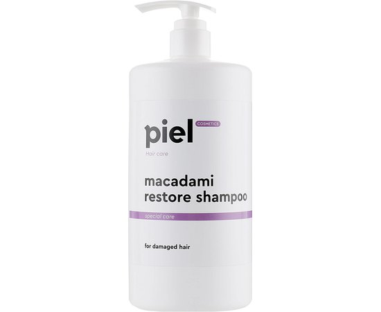 PIEL Specialiste Macadami Restore Shampoo Відновлюючий шампунь для пошкодженого волосся Macadami, 1000 мол, фото 