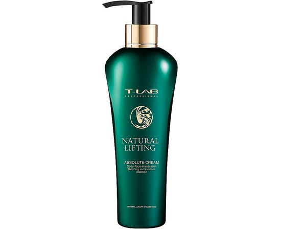 Крем для природного живлення шкіри обличчя рук та тіла T-Lab Professional Natural Lifting Absolute Cream, 300 ml, фото 