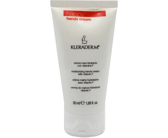Крем для рук увлажняющий с витамином Kleraderm F Happy Hands Cream, изображение 2