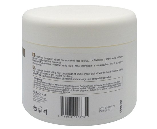 Крем массажный Kleraderm Celliderm Massage Cream, 500 ml, изображение 2