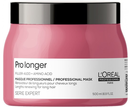 Маска для восстановления волос по длине L'Oreal Professionnel Serie Expert Pro Longer Lengths Renewing Masque, изображение 2 Маска для восстановления волос по длине L'Oreal Professionnel Serie Expert Pro Longer Lengths Renewing Masque, изображение 2