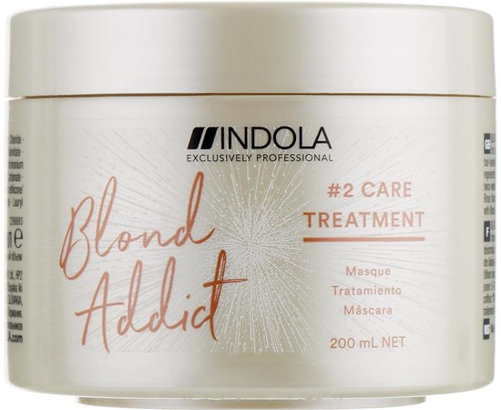 Маска для всіх типів світлого волосся Indola Blond Addict Treatment, фото 