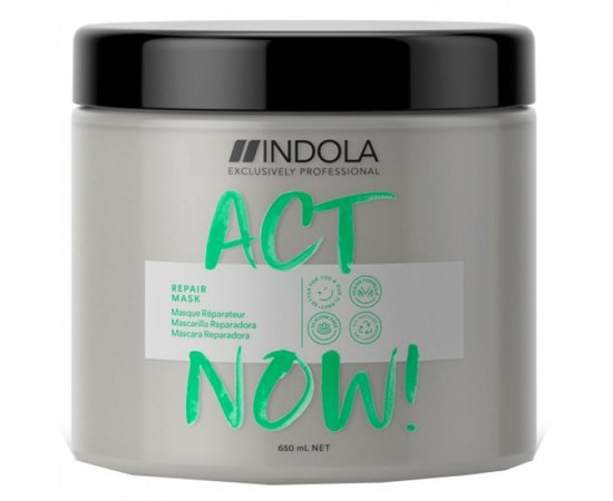 Маска восстанавливающая для поврежденных волос Indola Act Now Repair Mask, изображение 2