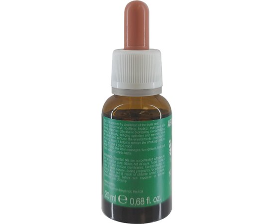 Масло эфирное бергамот Kleraderm Aromacosmesi Bergamot, 20 ml, изображение 2