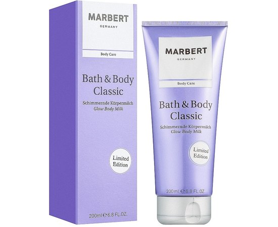 Мерехтливе молочко для тіла Marbert Bath & Body Classic Glow Body Milk, 200 ml, фото _ab__is.image_number.default