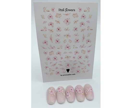 Mini Слайдери by provocative nails - Pink Flowers, фото 