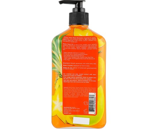 Молочко для тела Ананас -дыня-юзу-карамболь Hempz Mash-Ups Sweet & Zesty Herbal Body Moisturizer, 500 ml, изображение 2