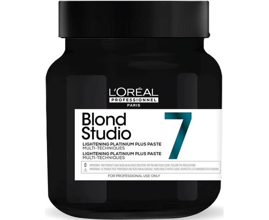 Паста для волос,осветляющая до 7 оттенков L'Oreal Professionnel Blond Studio 7 Platinium Plus, 500g