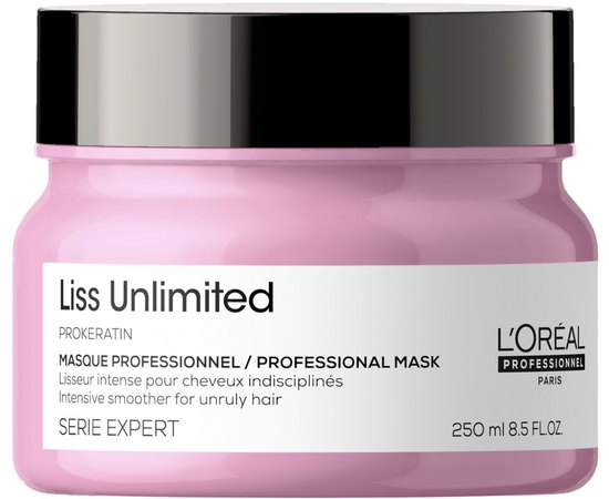 Разглаживающая маска для волос L'Oreal Professionnel Liss Unlimited Masque, 250 ml