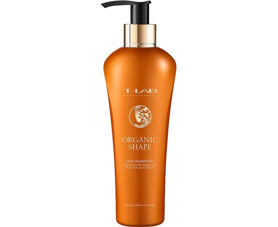Шампунь для разглаживания и питания T-Lab Professional Organic Shape Duo Shampoo, 300 ml