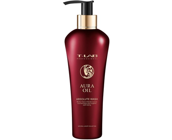 Шампунь-гель для волос и тела T-Lab Professional Aura Oil Absolute Wash, 300 ml