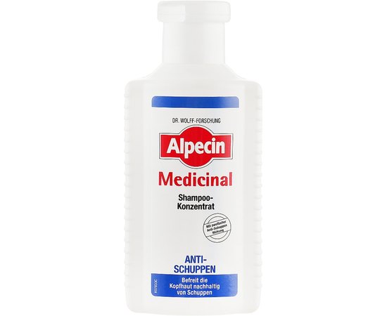 Шампунь-концентрат проти лупи Alpecin Medicinal Shampoo-Concentrate, 200 ml, фото 