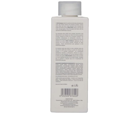 Шампунь против перхоти Framesi Morphosis Purifying Shampoo, изображение 3