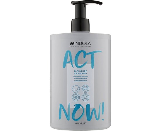 Шампунь увлажняющий Indola Act Now Moisture Shampoo, изображение 2
