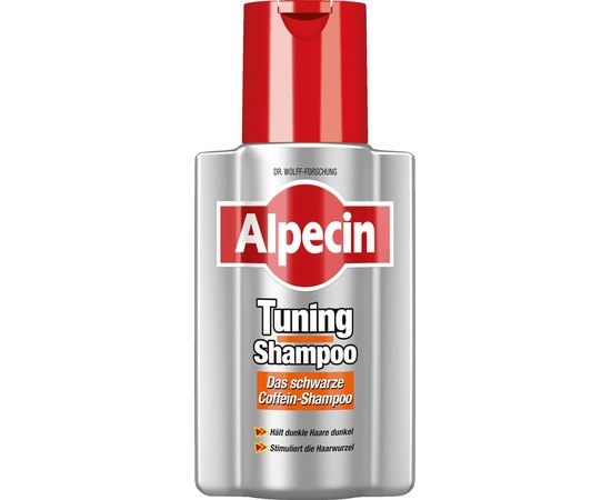 Тюнінг шампунь проти випадіння волосся і сивини Alpecin Tuning Shampoo, 200 ml, фото 