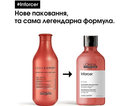 L'Oreal Professionnel Inforcer Strengthening Shampoo Зміцнюючий шампунь для волосся, фото _ab__is.image_number.default