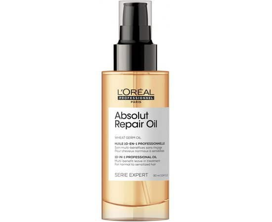Восстанавливающее масло для поврежденных волос L'Oreal Professionnel Absolut Repair Lipidium Repair Oil, 90ml