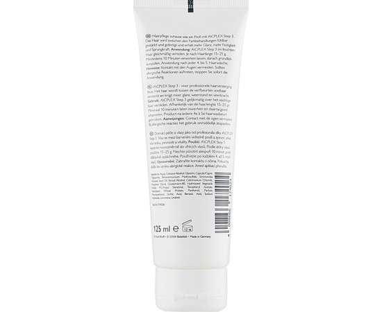 Восстанавливающее средство для волос шаг 3 Alcina A/C Plex Step 3, 125 ml, изображение 2 Восстанавливающее средство для волос шаг 3 Alcina A/C Plex Step 3, 125 ml, изображение 2