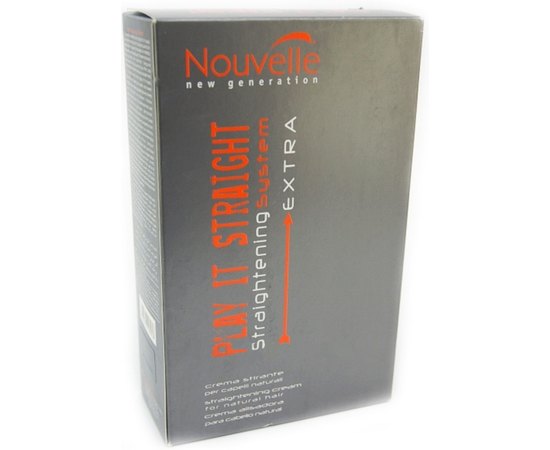 Крем для выпрямления волос Nouvelle Play It Straight Extra, 2x200 ml, изображение 2