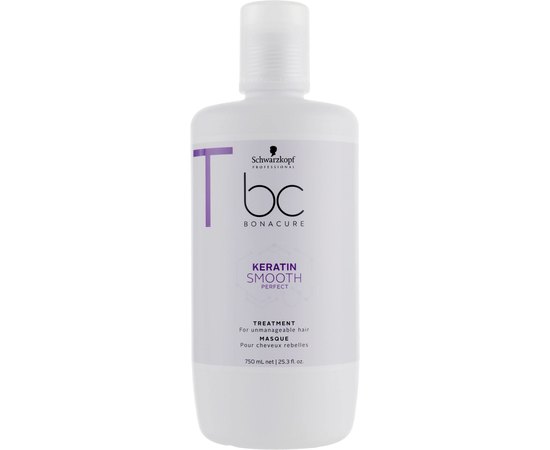 Маска для гладкости волос Schwarzkopf Professional Bonacure Keratin Smooth Treatment, изображение 2