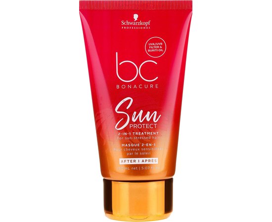 Schwarzkopf Professional Bonacure Sun Protect 2-in-1 Treatment Маска для волосся 2-в-1 після перебування на сонці, 150 мл, фото 