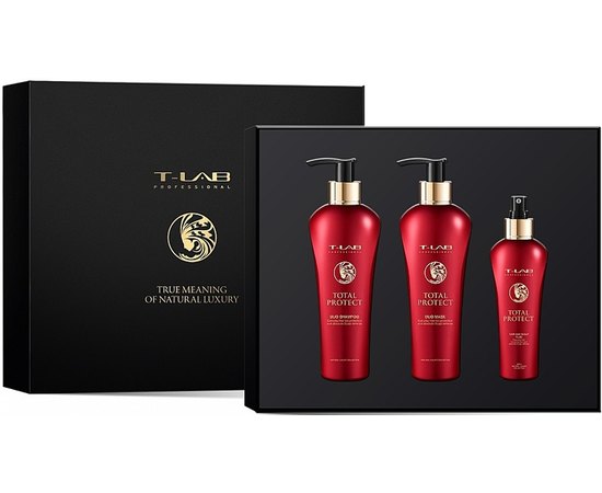 Набор для окрашенных волос T-LAB Professional Total Protect Ritual