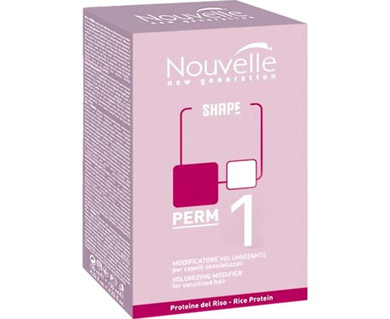Nouvelle Volumizing modifier + Neutralizer Kit 1 Лосьон для завивки нормального волосся + нейтралізатор набір, 120 + 120 мл, фото 