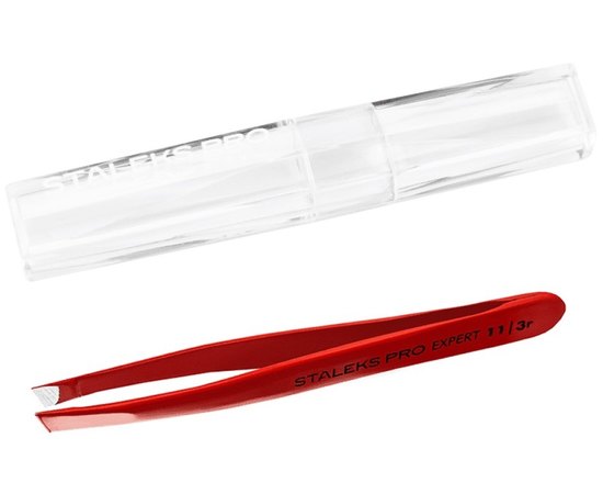 Пинцет для бровей Staleks Pro Expert 11 Type 3, изображение 4