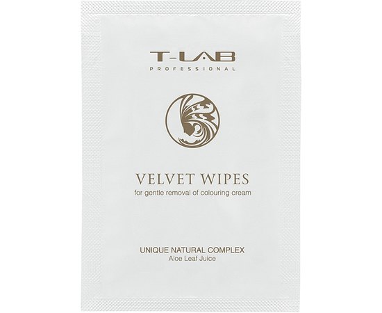 Серветка для очищення шкіри після фарбування T-LAB Professional 4-P Protecting System Velvet Wipes, фото 