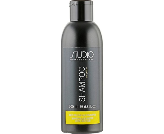 Шампунь для волосся Анти-жовтий Kapous Professional Studio Professional Shampoo Antiyellow, 200 ml, фото 