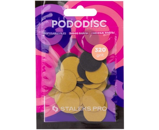 Змінні файли для педикюру Staleks Pro Expert Pododisc M, 50шт, фото _ab__is.image_number.default