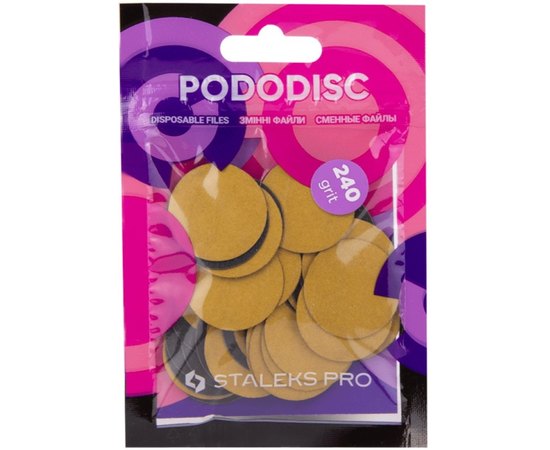 Змінні файли для педикюрного диска Staleks Pro Pododisc L, 50 шт, фото _ab__is.image_number.default