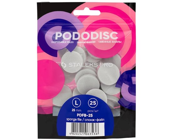 Спонж-файл полірувальник для педикюрного диска Staleks Pro Pododisc, 25шт, фото _ab__is.image_number.default