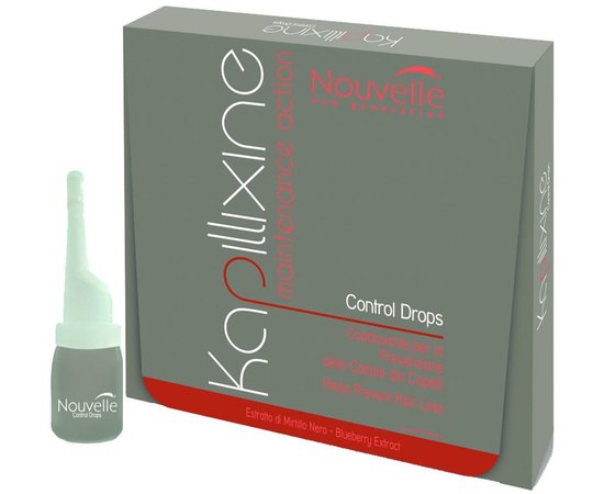 Засіб проти випадіння волосся Nouvelle Control Drops, 10x10 ml, фото 
