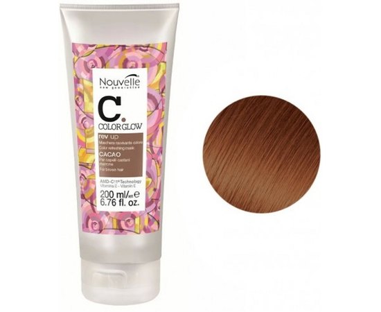 Nouvelle Rev Up Color Refreshing Mask Cacao Тонуюча маска для підтримки кольору волосся (Какао), 200 мл, фото _ab__is.image_number.default