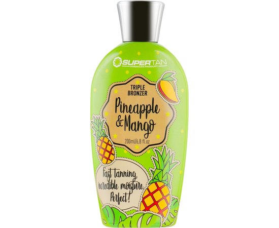 Лосьон с бронзаторами 3X SuperTan Pineapple & Mango, изображение 5