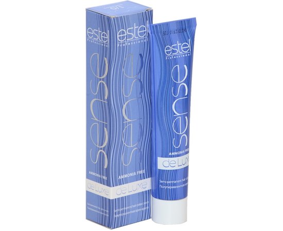 Полуперманентная крем-краска безаммиачная для волос Estel Professional De Luxe Sense, 60 ml, изображение 2