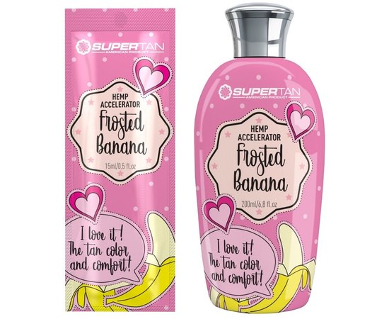 Лосьон для загара в солярии SuperTan Frosted Banana, изображение 4