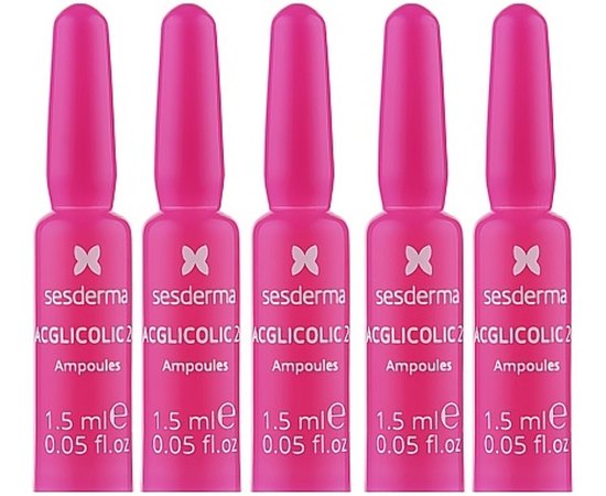 Ампули з гліколевою кислотою проти старіння Sesderma Acglicolic 20 Anti-Aging Flash Effect Ampoules, 10 х 1,5 ml, фото _ab__is.image_number.default
