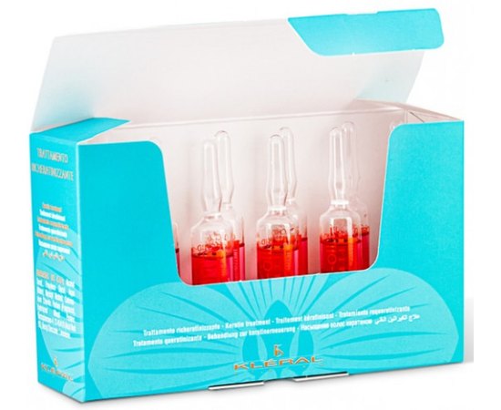 Ампулы с маслом орхидеи для укрепления и питания волос Kleral System Orchid Oil Ampoules, 10x10 ml, изображение 2