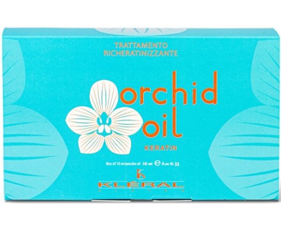 Ампулы с маслом орхидеи для укрепления и питания волос Kleral System Orchid Oil Ampoules, 10x10 ml
