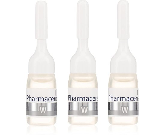 Экстракт для отбеливания пигментных пятен для лица, шеи, декольте, рук Pharmaceris W Essence Correcting Brown Marks Albucin-PP, изображение 2